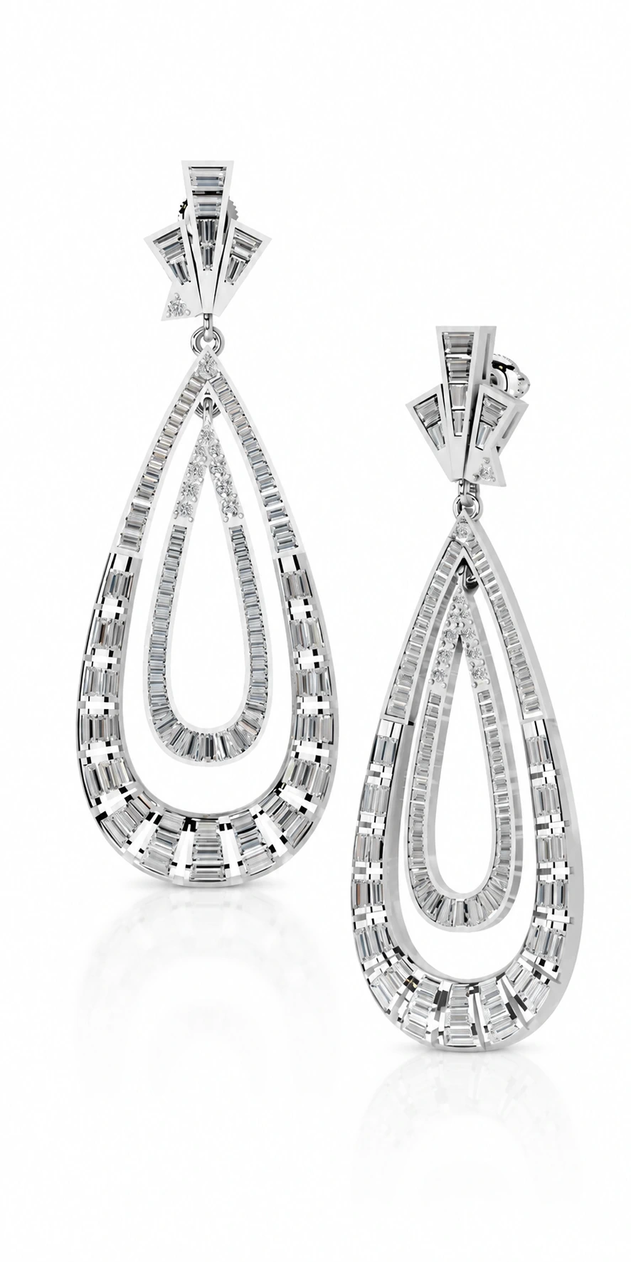 Jolanta Collection 12 — front view of the earrings